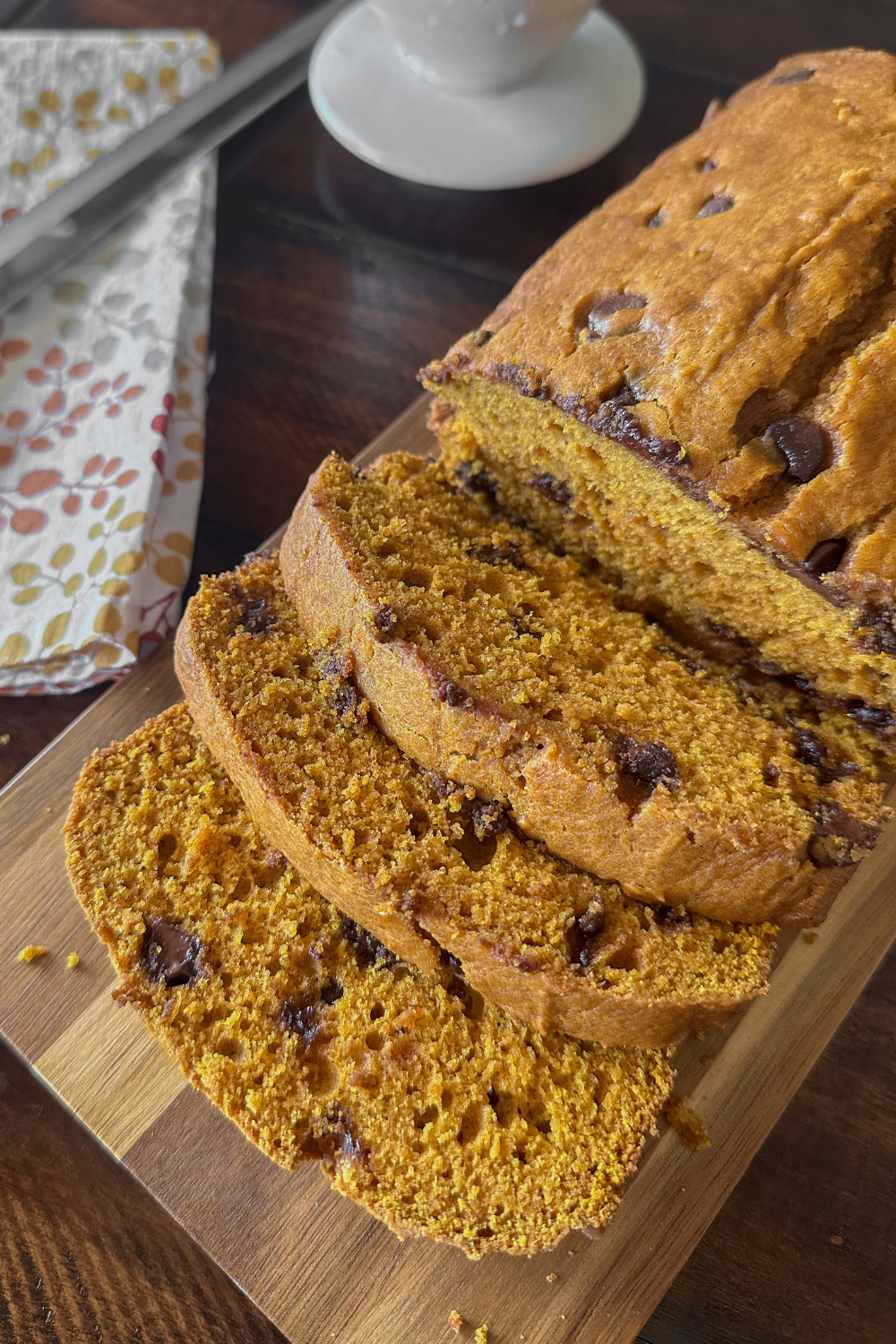 Pumpkin Chocolate Chip Bread